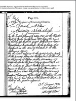 Alexander Frater corrected birth entry 1893