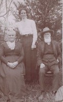Alexander Hughan (1836-1921) with wife Beatrice King and daughter Beatrice