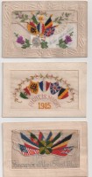Souvenier postcards from World War I purchased by Alexander "Sandy" McLellan