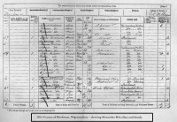 Alexander McLellan and Christina McIlwraith 1871 Census