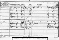 Alexander McLellan and Elizabeth Nae - 1851 Census