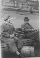 Alexander "Sandy" McLellan and his wife Eliza visiting Edinburgh