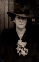 Annie Marion Morrison - photo taken in 1942 at 48 years old. Her son Ernest was married in 1942 so the photo was probably taken on his wedding day.
