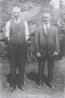 Anton Durrenberger (1869-1930) on the left
