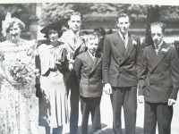 Mary Smith Arnold and her sons - Cyril, Jack and Roy