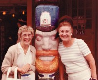 Bernadine Steigel Durrenberger and sister-in-law "Polly" Pagliani Durrenberger