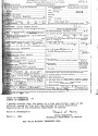 Bertha Clement Gordon, death certificate, 1945