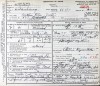 Bertha Ella (Green) Fritz, death certificate, 1935