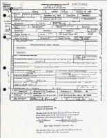 Bertha Nancy Gordon, death certificate, 1987
