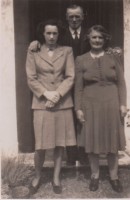 Betty Little with her parents James and Lizzie Little