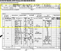 John Dalziell family, Scotland census of Girthon parish, 1871