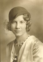 Dolores Zehms wedding photo - 1931