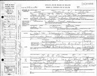 Dora Wakeman, death certificate, 1970
