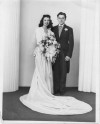 Eugene John Farrell and Helen Welter, wedding, ca 1952