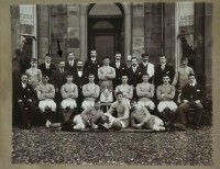 Francis (Frank) Fraser ca 1885 with local football team