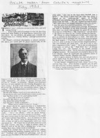 Frank Fraser article, 1921