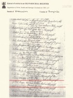 Gilbert Rorison and Jennett McCubbin marriage 1730