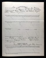 Harry Smith Campbell, WW I military service record