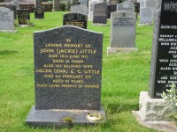 Helen Ena Farlie Little headstone - died 2011