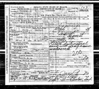Henry Whipple Warren death certificate1938