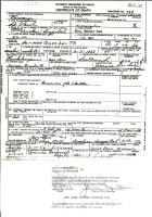 Herman Quosbarth, death certificate, 1956