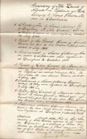 James Gordon, Inventory of Title Deeds concerning 56 High St, Gatehouse of Fleet, 1838