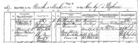 Isabella Hill Death Registration1867