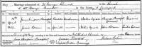 James Broadfoot and Jessie Brown marriage 1907