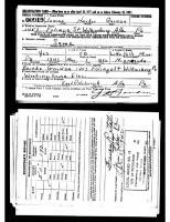 James Harker Gordon, WW II draft registration, 1942