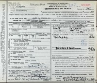James Harker Gordon Jr., death certificate, 1937