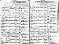 Jane Thompson Johnston burial record - 1884