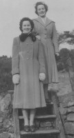 Sisters - Margaret and Jenny McLellan - 1953