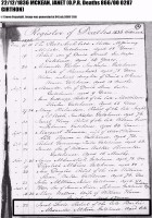 Jessie Lewis, wife of Alexander McKean, death entry, Girthon Parish OPR, 1836