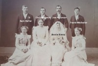 Joe Passman and Annie Krenz wedding - ca 1891