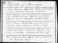 John Gordon and Janet Blyth, marriage entry, Girthon parish OPR, 1827