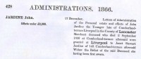 John Jardine Jr. Probate - 1866