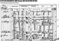 John McIlwraith and family, Scotland census of Minigaff parish, 1861