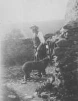 John Millar and sheepdog