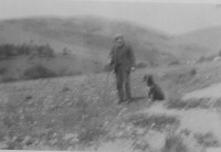 John Millar and sheepdog