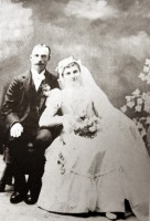 Joseph and Katie Walerius wedding - 1898