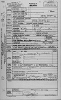 Katherine McKeen Gordon, death certificate, 1984