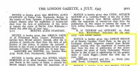 Leslie Biggin name change, 1943