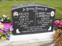Albert Lawrence and Eileen Joyce Coley, New Zealand