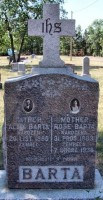 Alex and Rose Barta Grave, Saint Wenceslaus Cemetery, Dickinson, Stark County, ND