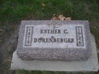 Esther C. Groskopp Durenberger (1878-1926)