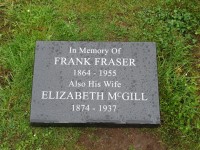 Frank Fraser (1864-1955) and his wife Elizabeth McGill (1874-1937)