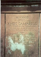 James Campbell and wife Joan MacTier - Old Girthon Cemetery, Gatehouse of Fleet, Scotland