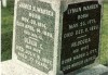 James H. Warren and wife with Lyman Warren and wife, Garland Cemetery, Clarkson, NY