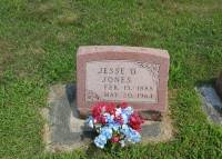 Jesse O. Jones (1888-1964), Jamestown IOOF Cemetery, Indiana