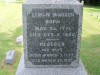 Grave of Lyman B. Warren and his wife Rebecca at Garland Cemetery, near Clarkson, NY